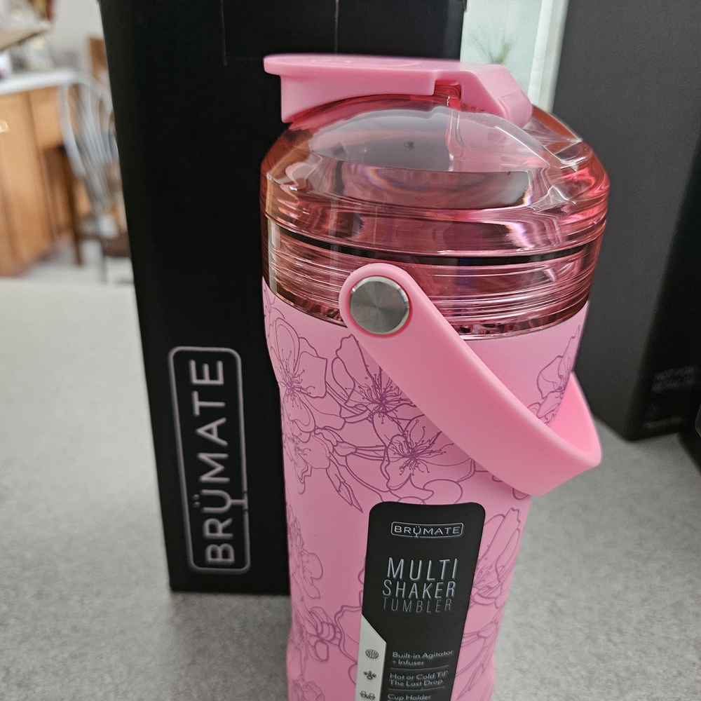 BrüMate Pink Multi Shaker Tumbler